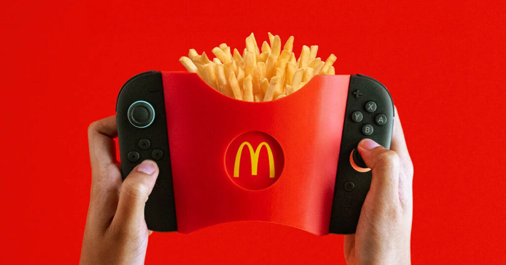 nintendo switch 2-任天堂-麥當勞薯條架-3D 列印-電玩遊戲-速食-獵奇-惡趣味