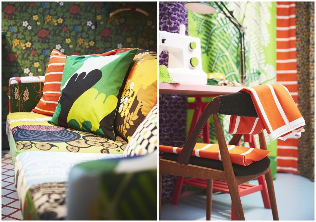 ikea-museum-magical-patterns-展覽-宜家家居-沙發-牆壁裝飾