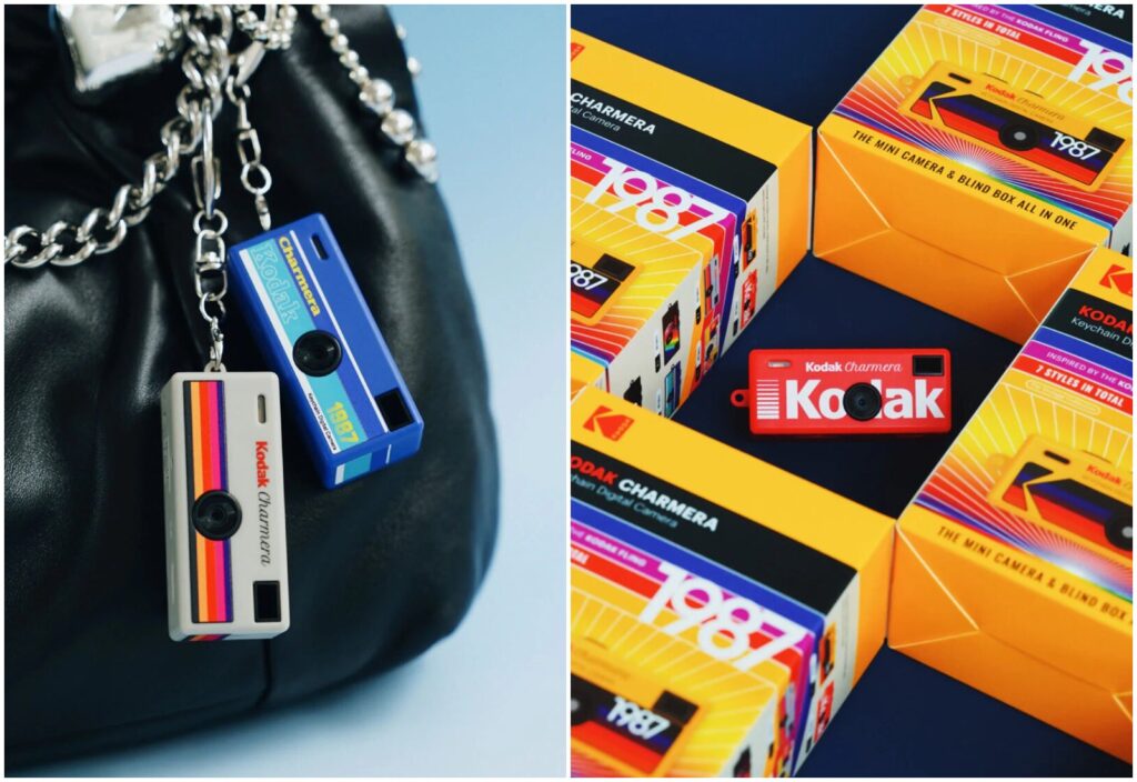 Kodak Charmera 柯達迷你相機可以當鑰匙圈。