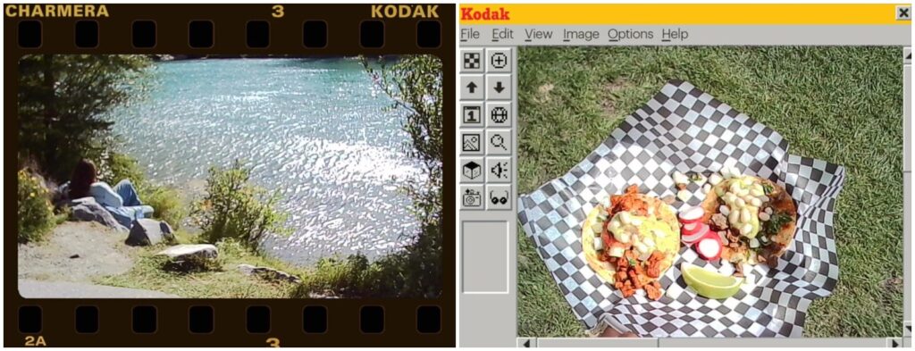 Kodak Charmera 柯達迷你相機內建 4 款 Kodak 經典相框。