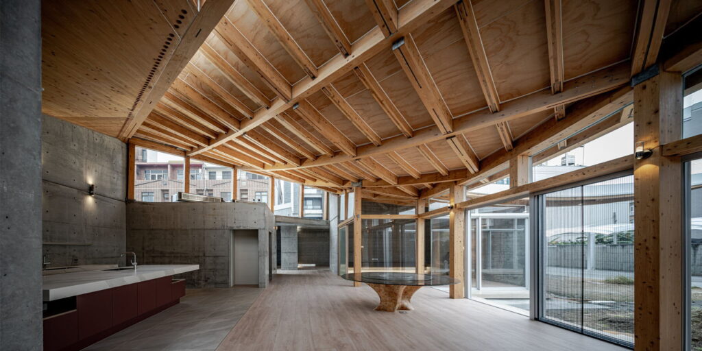 CTAA ARCHITECT / LAB的雲林斗南張宅內部，室內設計的樣子。