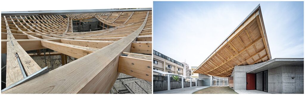 CTAA ARCHITECT / LAB的雲林斗南張宅，屋頂展現傳統木作工藝。