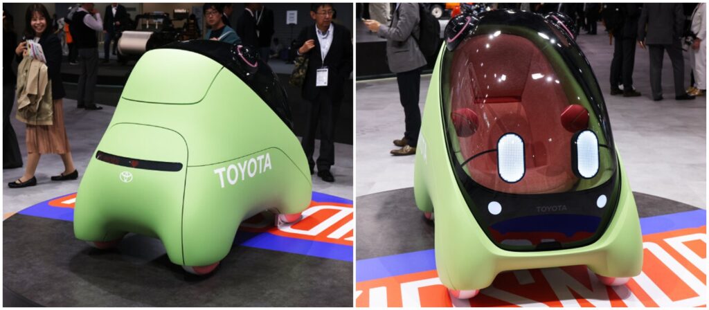 Toyota Kids Mobi 兒童自動駕駛電動車。